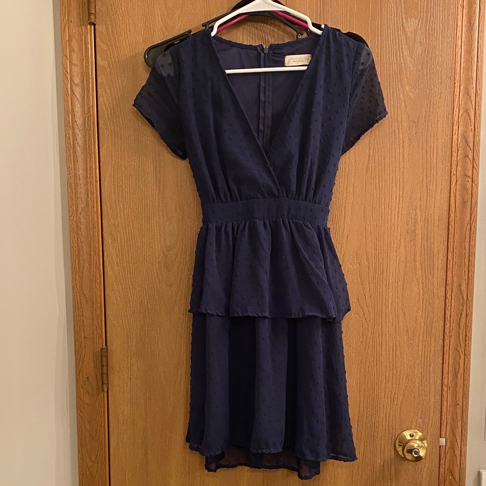 Altar'd State Navy Mini Dress